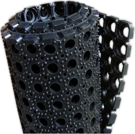 Dywany Łuszczów Wycieraczka GUMOWA AŻUROWA, 100x200 cm