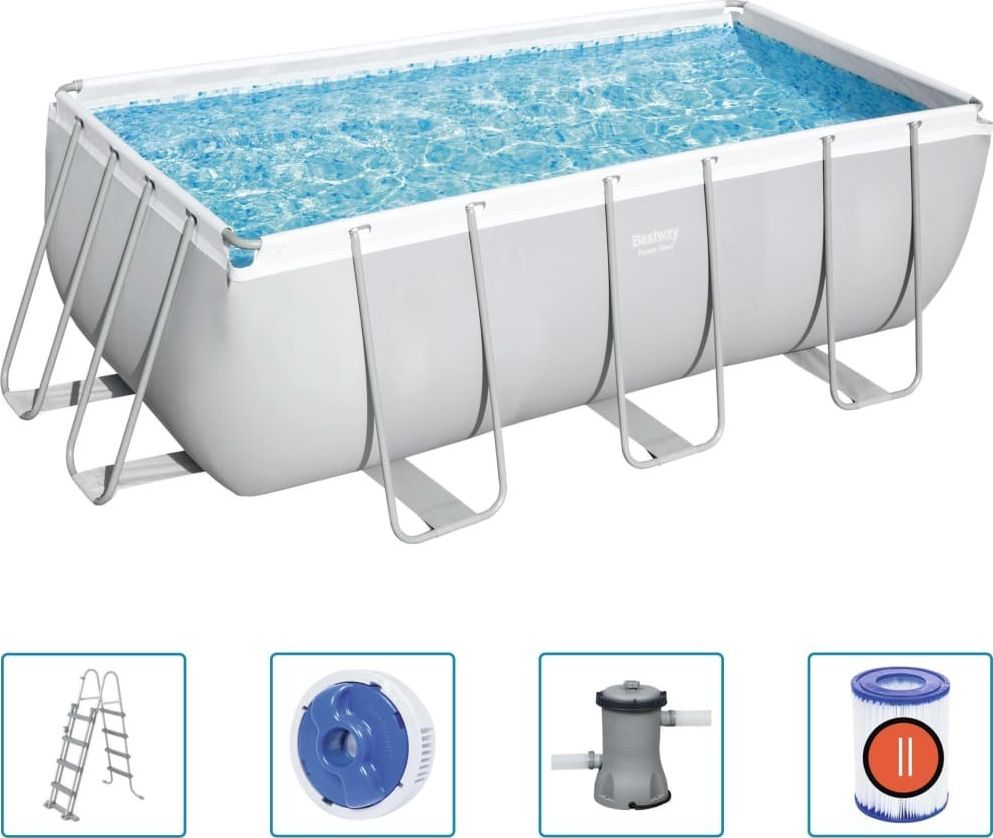 Bestway Basen stelażowy Power Steel 412x201cm 5w1 (56456)