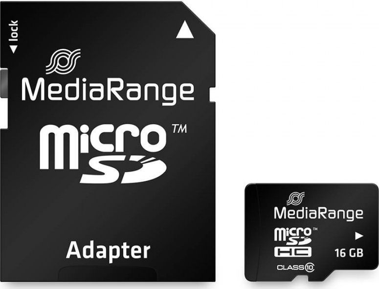 Karta MediaRange MicroSDHC 16 GB Class 10 UHS-I (MR958)