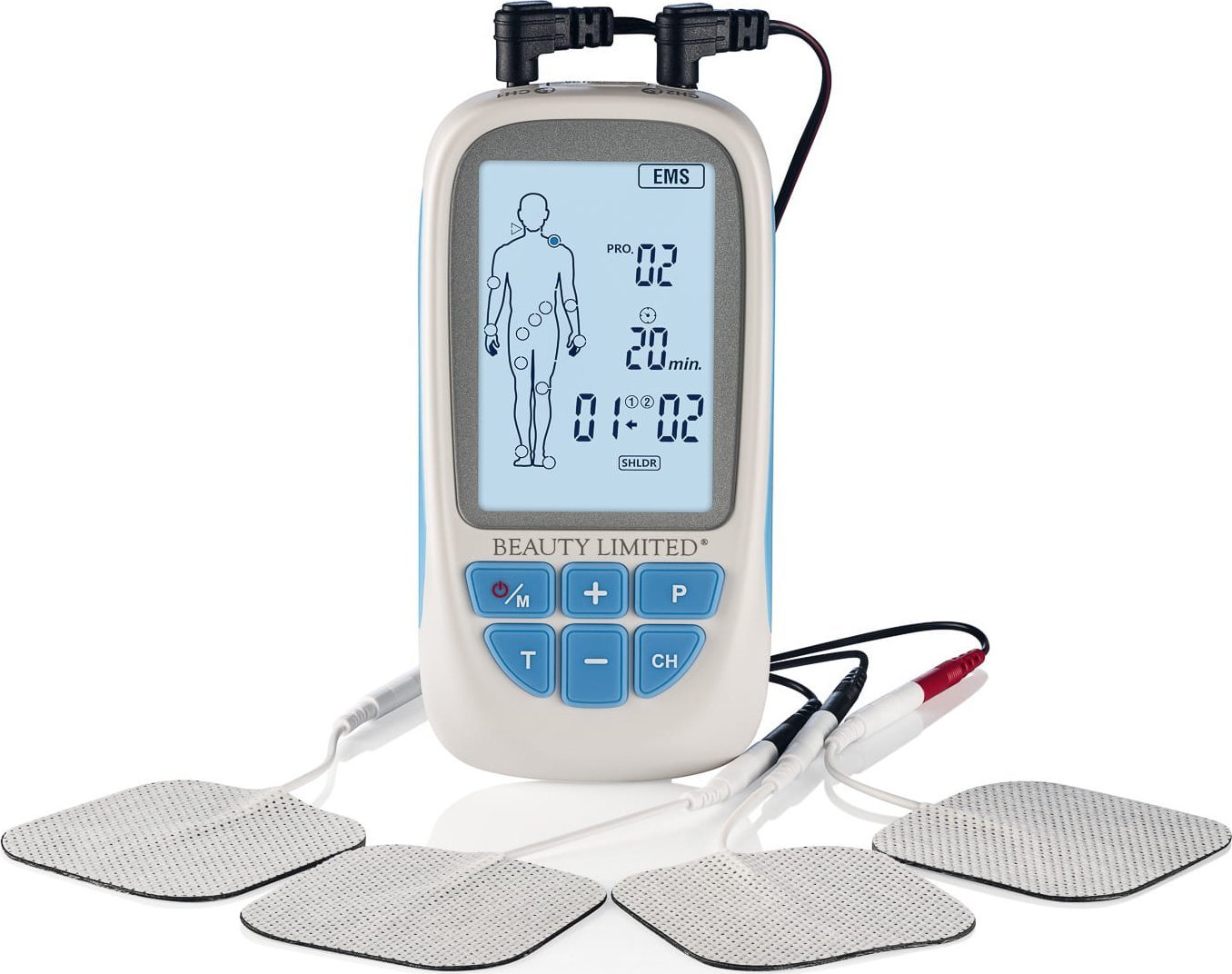 Beauty Limited Elektrostymulator mięśni TENS EMS MASS 73 programy