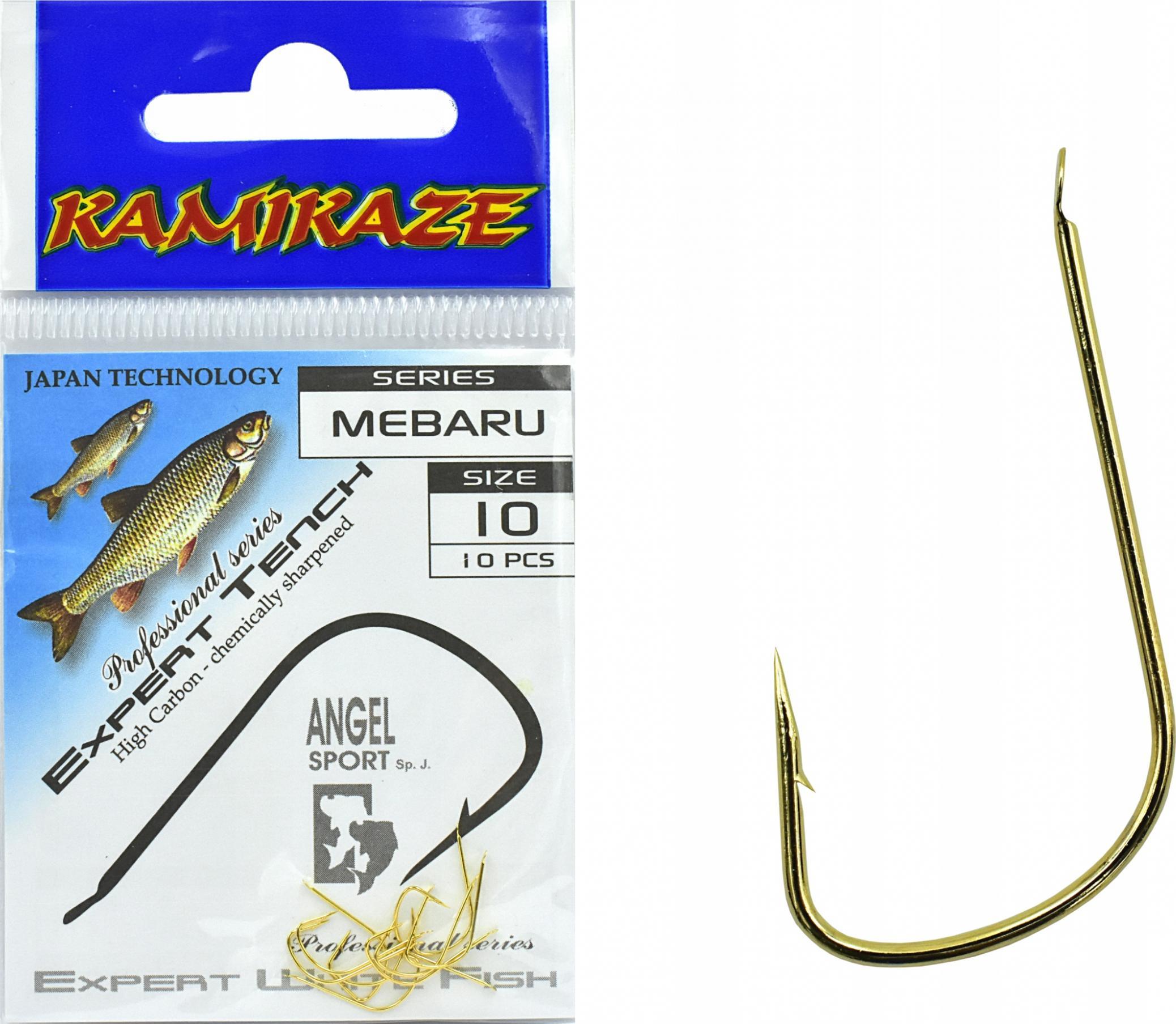 An Sport Haczyk Haczyki KAMIKAZE MEBARU Nr 10 (10szt) złoty
