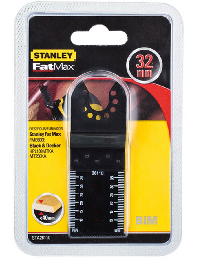 Stanley Brzeszczot do cięcia wgłębnego drewna i metalu 32x40mm 18TPI FatMax (STA26110)
