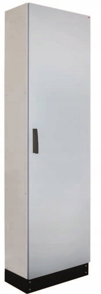 Obudowa stojąca metalowa pusta IP65 kl.I RAL7035 (550x1850x300) z cokołem 100mm HXS300 2-12 PH1 001325102