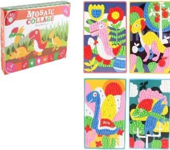 Trifox Mozaika wyklejanka Dinozaur