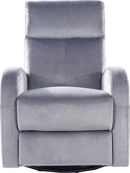 Signal Fotel rozkładany OLIMP VELVET szary