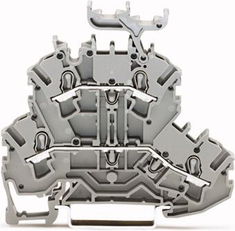 Wago Złączka szynowa 2-piętrowa L/L 2,5mm2 szara TOPJOBS (2002-2231)