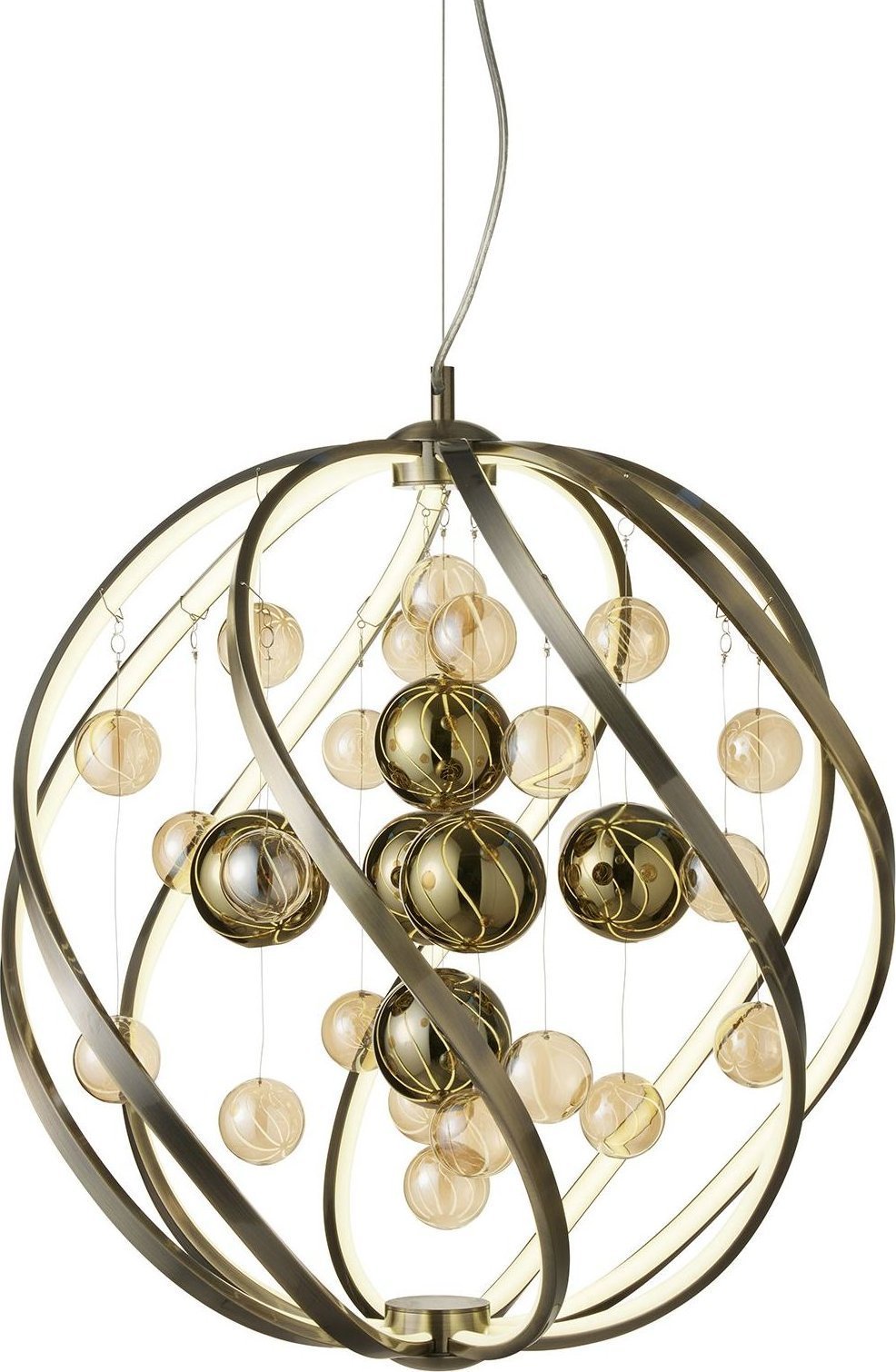 Lampa sufitowa nielsen_light LOFTLAMPE SOLAR 3000K MESSING ANTIK