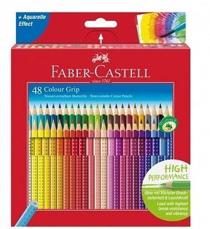 Faber-Castell Kredki Grip 2001 48 Kolorów Opakowanie Kartonowe Faber-Castell (112449 FC)
