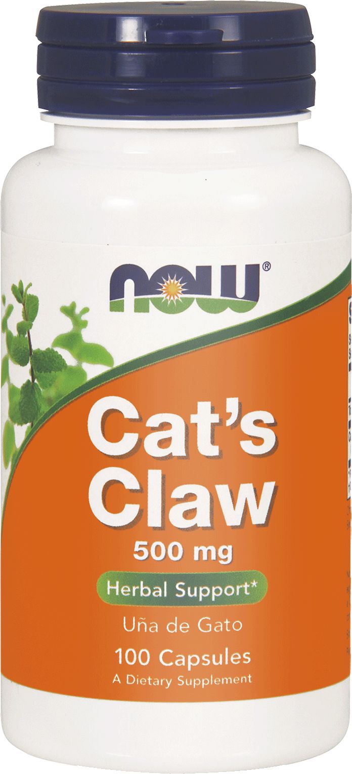 NOW Foods Cats claw 500mg 100 kapsułek