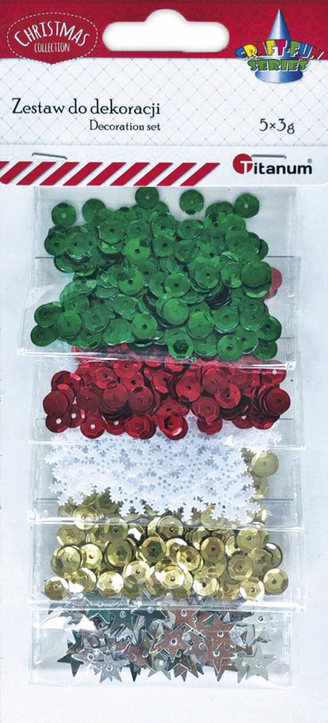 Teka Cekiny Boże Narodzenie mix