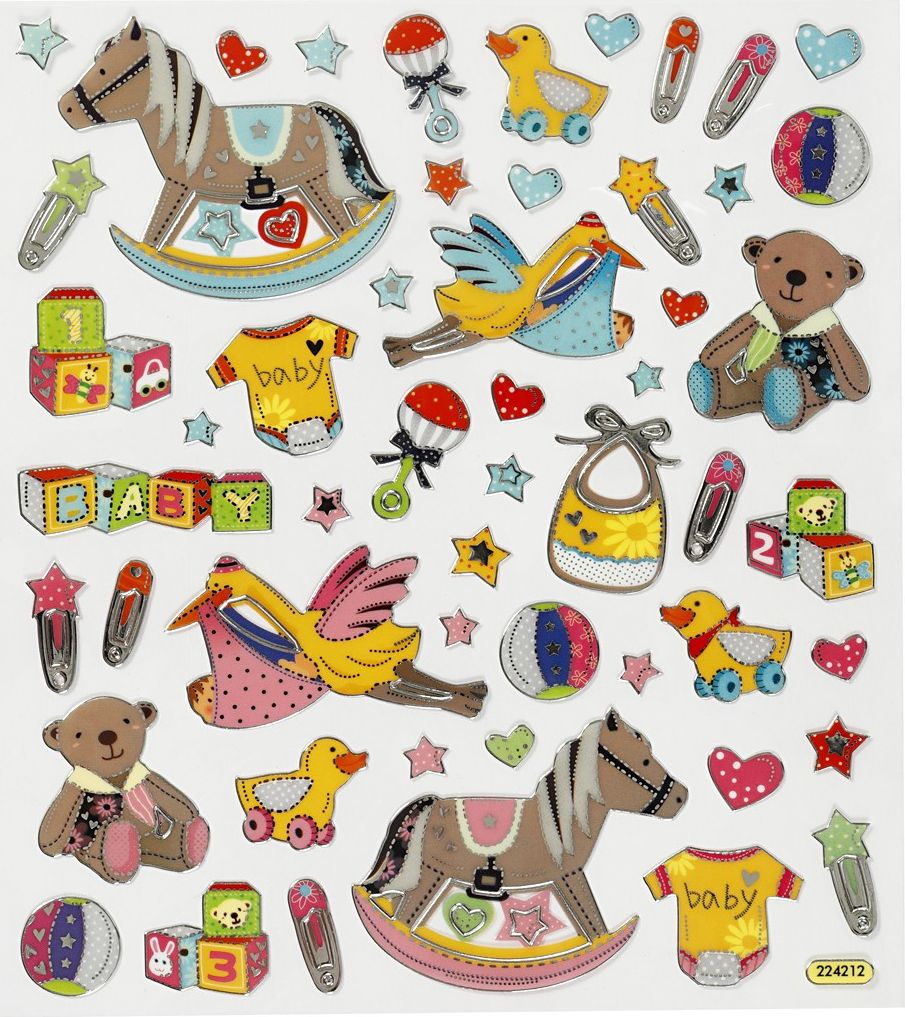 Creativ Company Naklejki Atrybuty Niemowlęcia