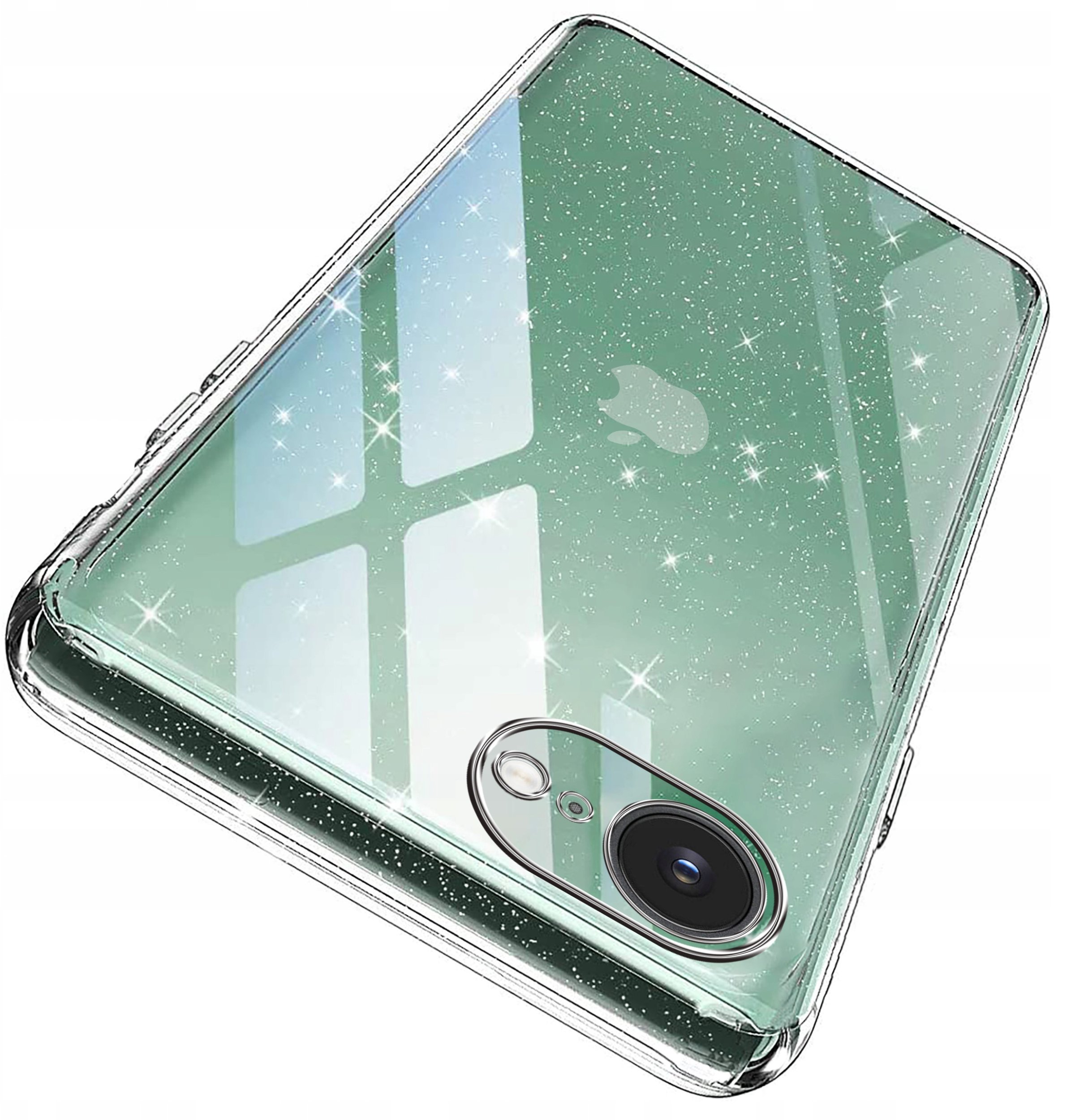 krainaGSM Etui do iPhone 16e SILICONE BROKAT CASE + Szkło 9H