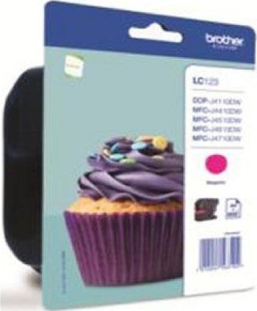 Tusz Brother Zgodny pojemnik z tuszem Brother LC123MBP Magenta