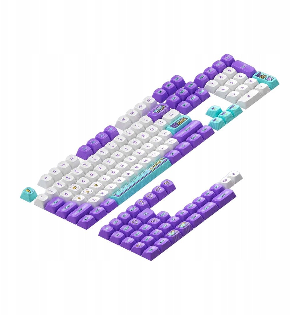 Nuphy - Arcade-ia KDS Dye-sub PBT Keycaps - Nasadki do klawiatury mechanicznej Arcade-ia KDS