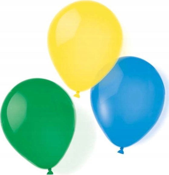 AMSCAN Balony lateksowe metalizowane 25,4cm / 10" 8 sztuk 6436