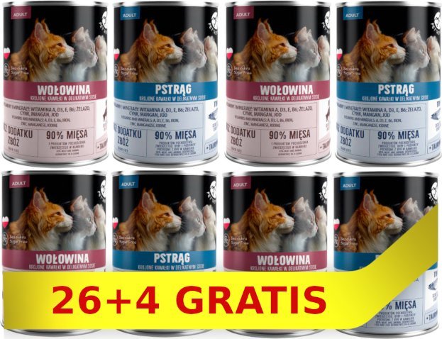 Pet Republic PetRepublic kawałki w sosie Mix smaków 30x400g