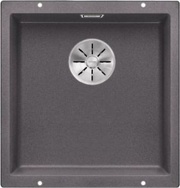 Zlewozmywak Blanco Subline 400-U Silgranit szarość skały z korkiem InFino (523423)