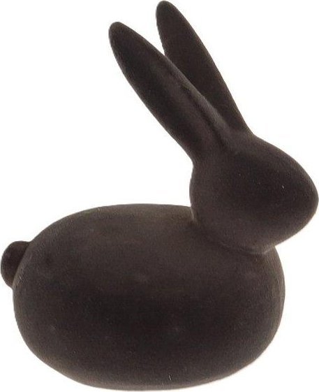 Figurka zając pokryta materiałem