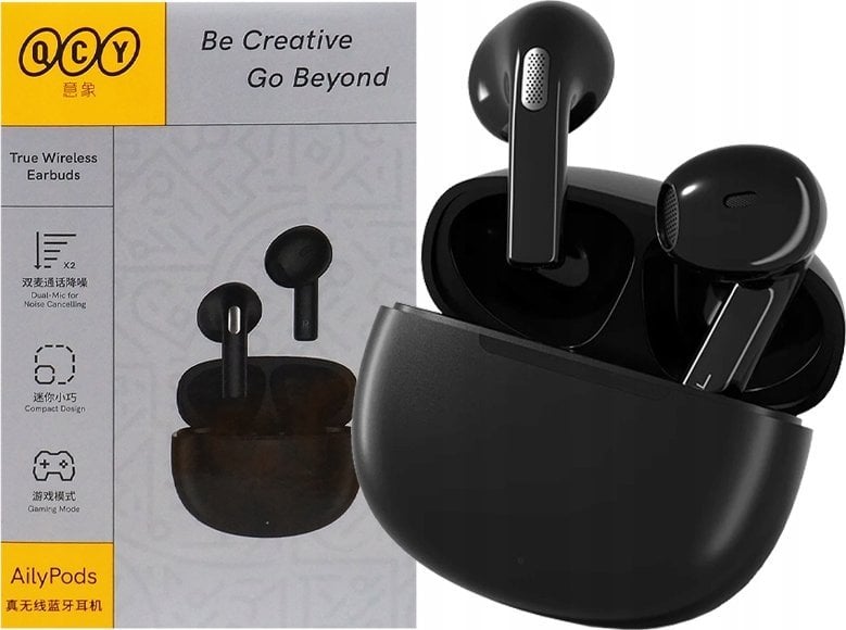 Słuchawki QCY Słuchawki douszne TWS QCY T20 Bluetooth 5.3 czarne