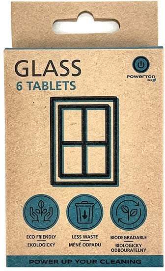 Powerton Tabletki czyszczące Eco* 6 szt. (3 litry preparatu) okna szkło