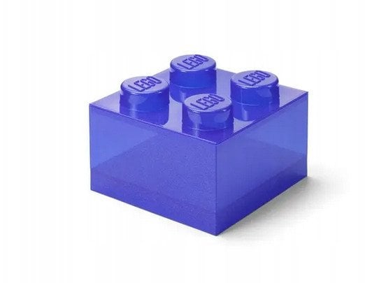 Lego Brick 4 fioletowy przeźroczysty 40090806