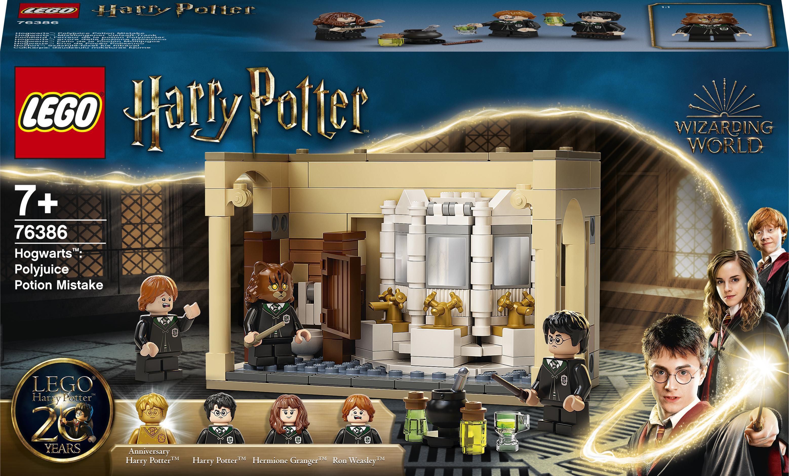 LEGO Harry Potter Hogwart: pomyłka z eliksirem wielosokowym (76386)