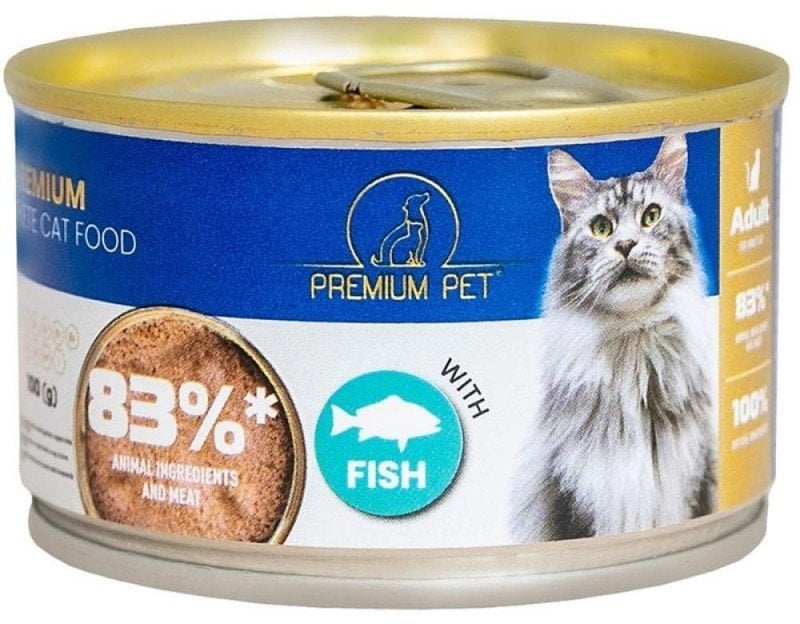 WET CAT FOOD WITH FISH 100GR