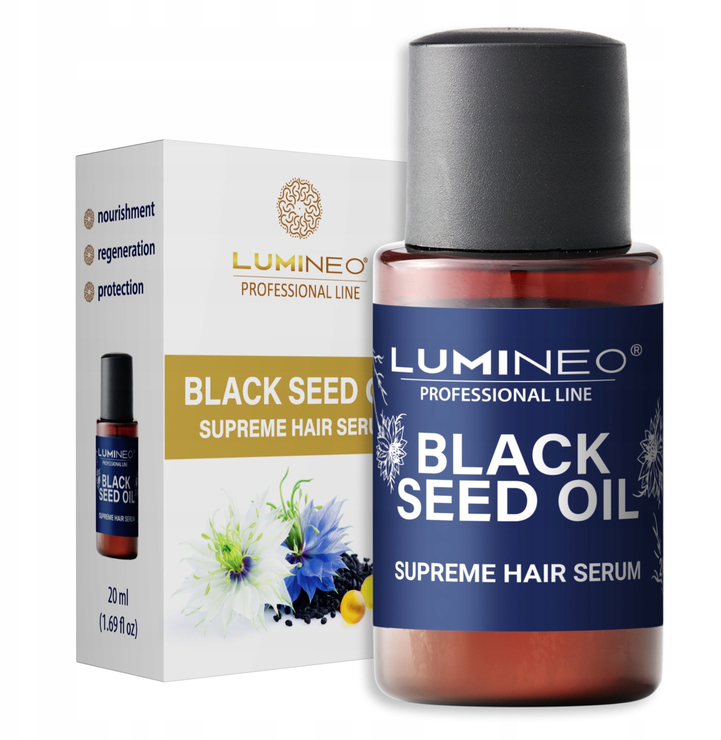 LUMINEO Professional Line Serum do włosów z olejkiem z Czarnuszki 20 ml