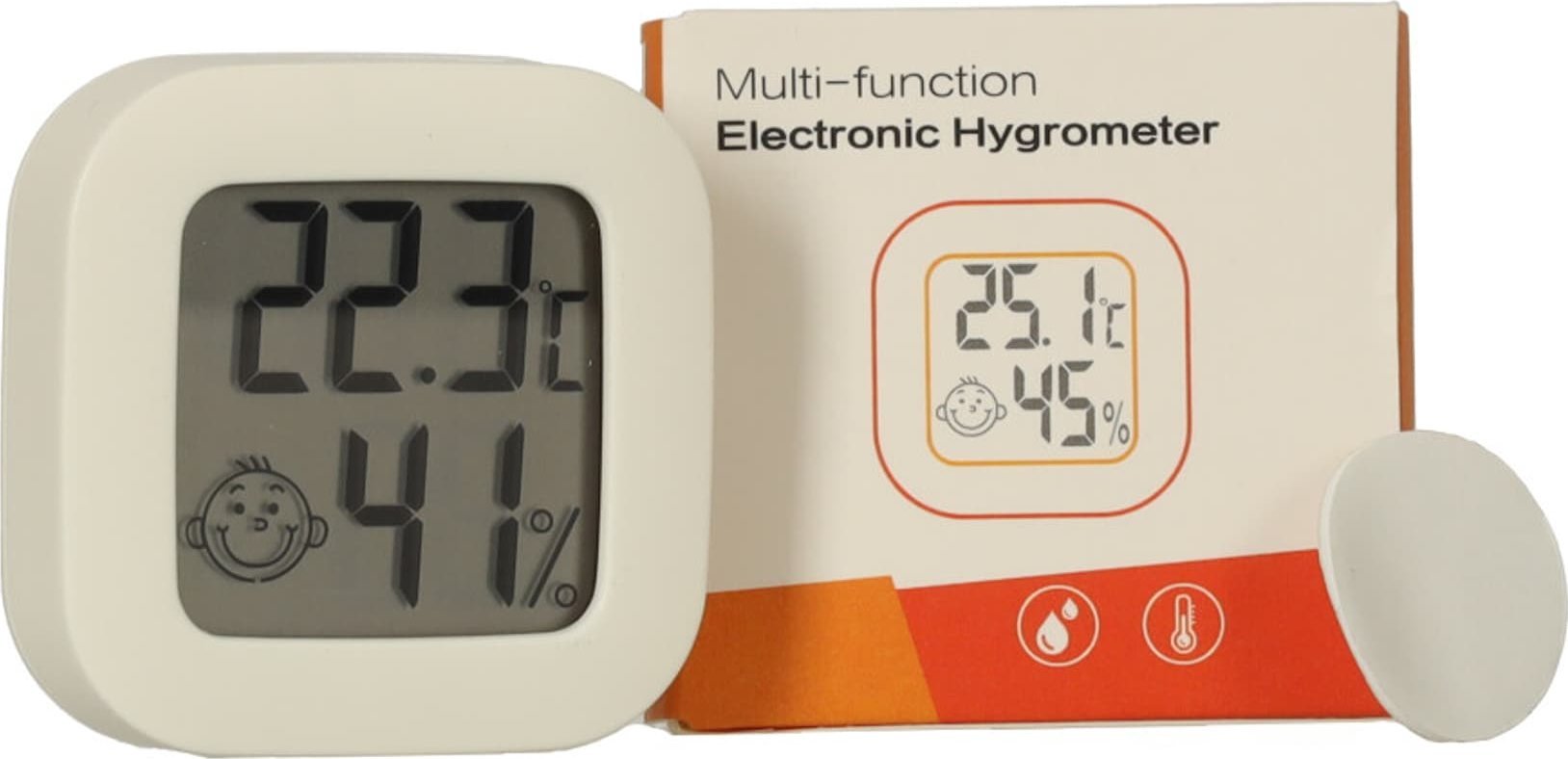 Higrometr termometr pokojowy wilgotnościomierz LCD