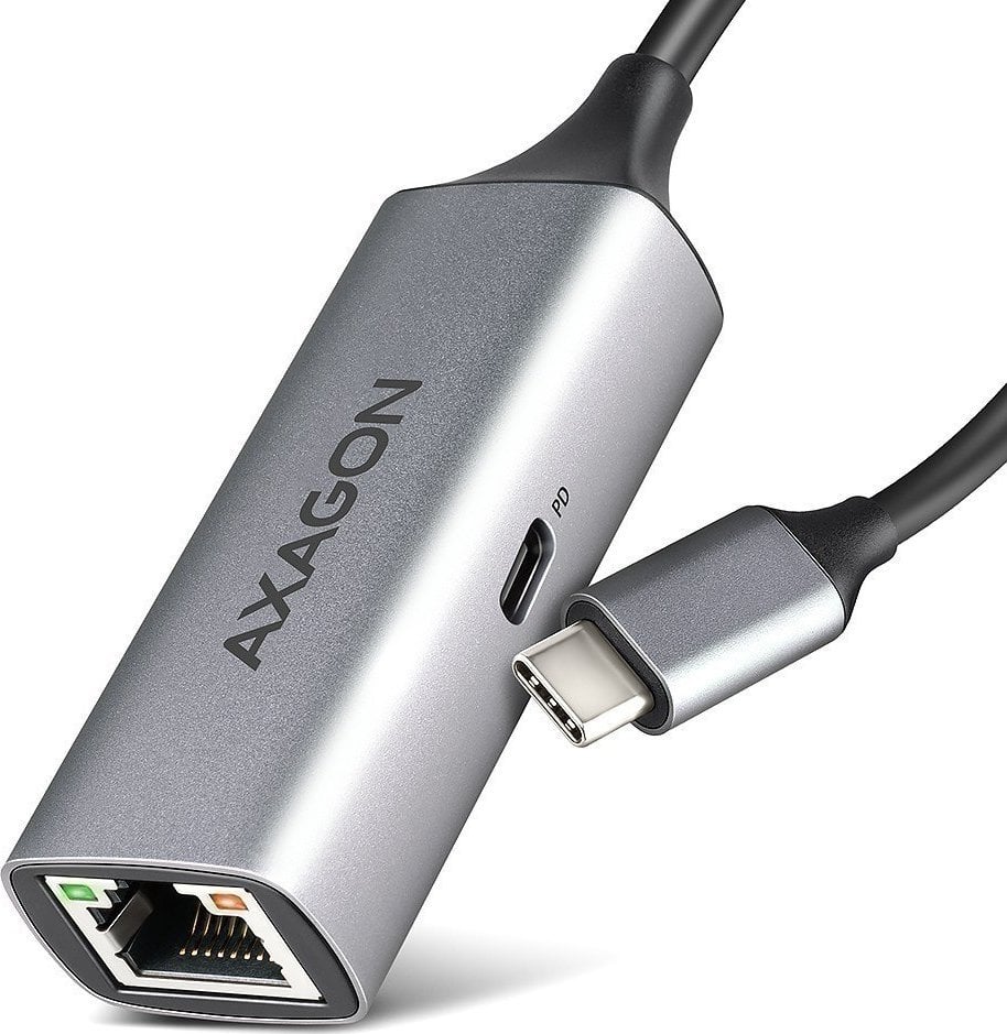 Karta sieciowa Axagon ADE-TXPD Karta sieciowa Gigabit Ethernet adapter, USB-C 3.2 Gen 1, instalacja automatyczna, Asix AX8817, PD 100W