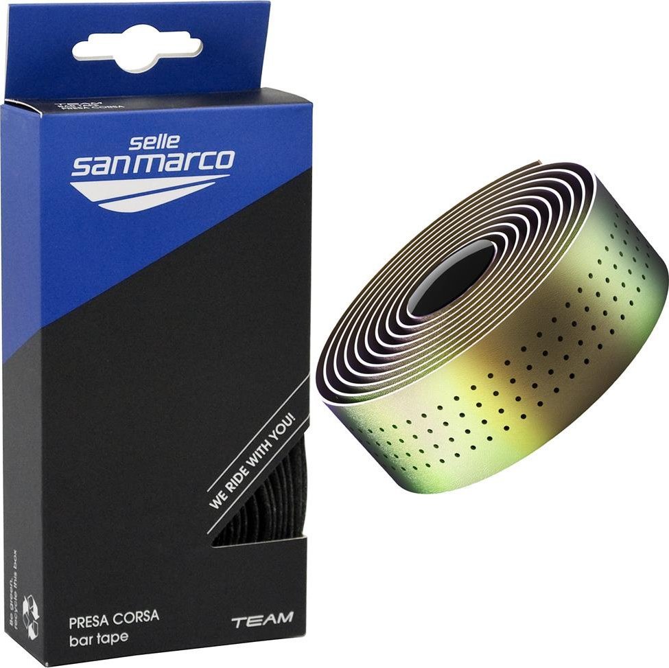 Owijka na kierownicę Selle San Marco Presa Corsa Team, iridescent gold, 2 m x 30 mm
