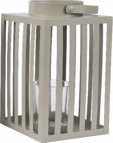 Kaemingk Metalowy lampion dekoracyjny elegancka latarnia 12x12x20cm