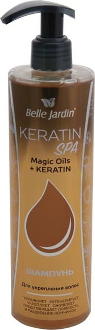 Belle Jardin Keratin SPA Magic Oil Szampon wzmacniający do włosów 400ml