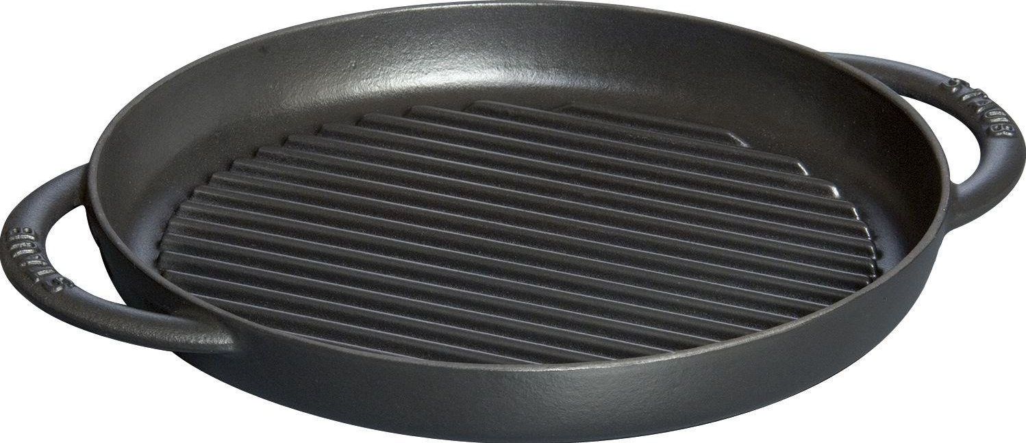 Patelnia STAUB grillowa Żeliwna 26cm