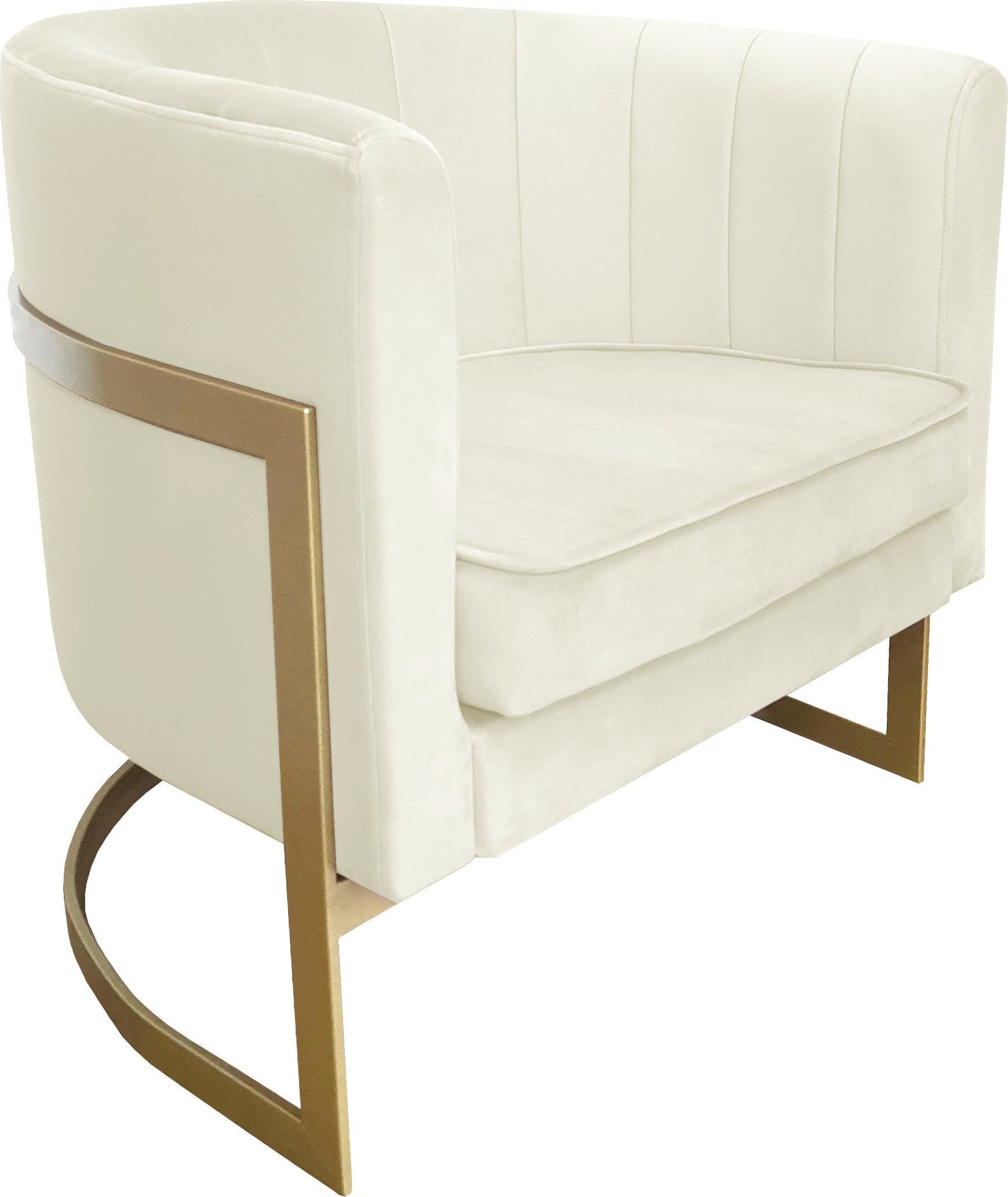 Atos Fotel Glamour podstawa złota MG50