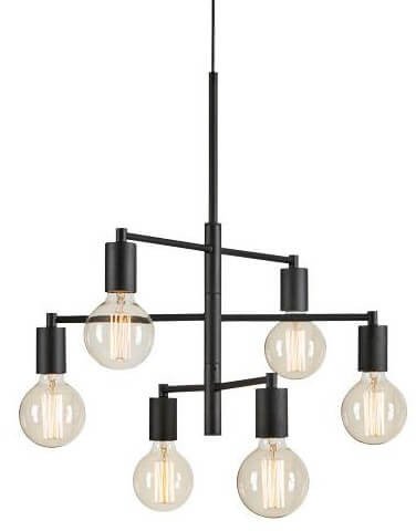 Wisząca lampa loftowa Cielo 108717 Markslojd nad stół czarna