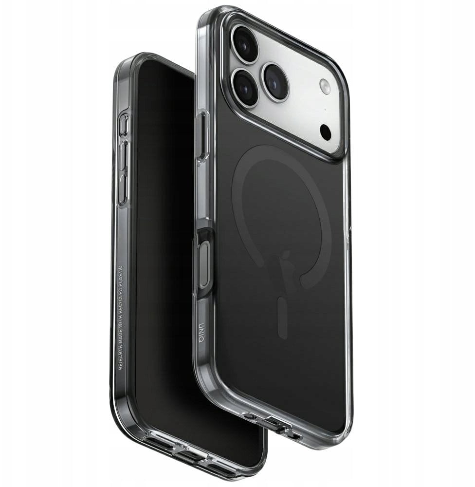 UNIQ Clario Case for iPhone 17 Pro Max Magclick Charging Black