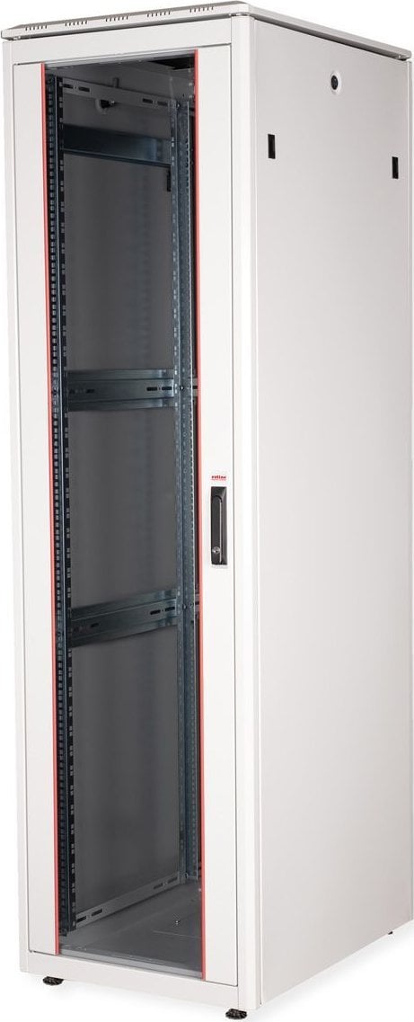 Szafa Roline Netzwerkschrank Pro 48,26cm 19Zoll 42 HE 600x800 BxT Glast�r grau