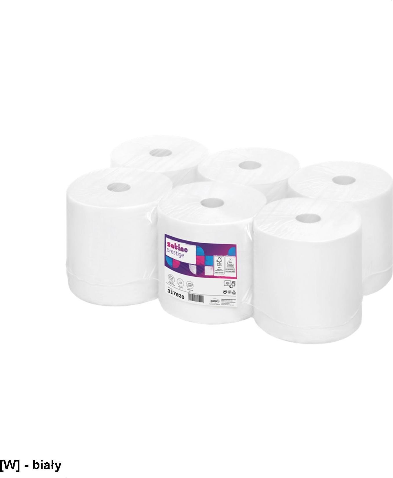 Wepa HWE-RPSATINOP - Ręcznik papierowy w rolce PRESTIGE