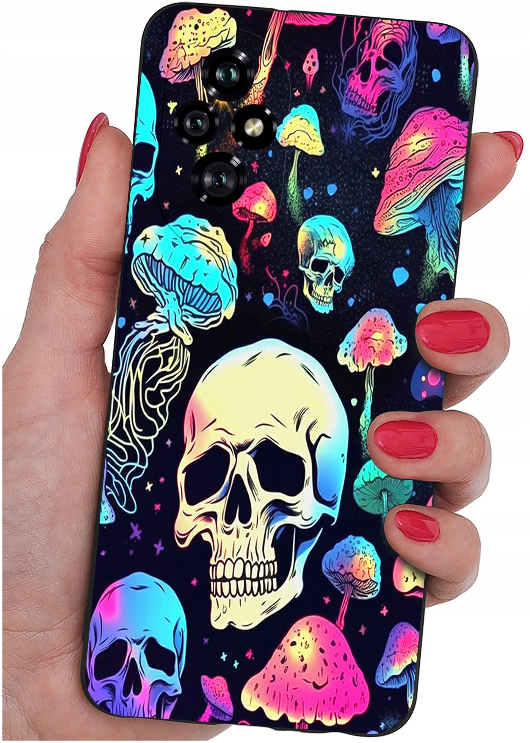 ETUI do Honor 200 5G | WZORY | SILIKONOWE MATT CASE + SZKŁO 9H