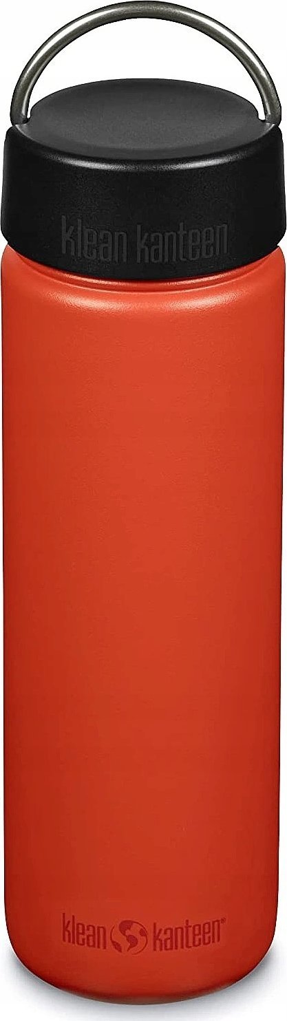 Klean Kanteen Kanteen Wide (mit Wide Loop Cap), 800ml/27oz, Tiger Lily