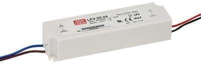MEAN WELL LPV-35-36, 35 W, IP20, 90 - 264 V, 1 A, 36 V, 40 mm