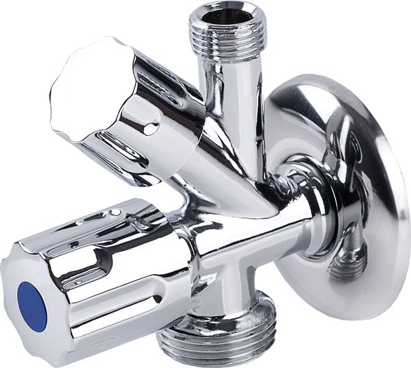 Perfexim Zawór kątowy kombinowany 1/2"x3/8"x3/4" (02-050-1520-000)