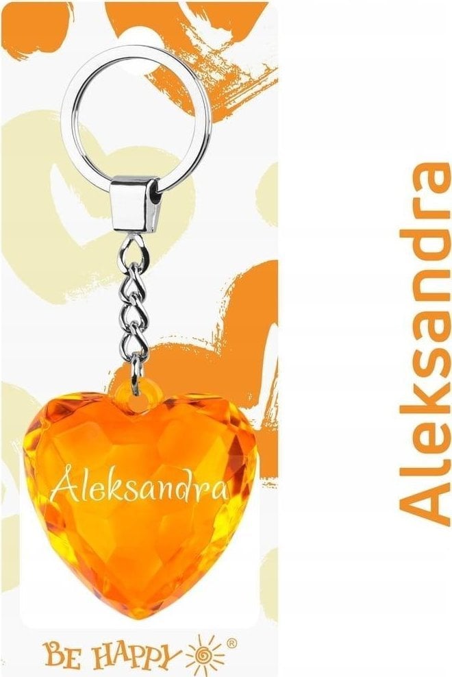 Breloczek Nadwyraz.com Brelok serce Aleksandra