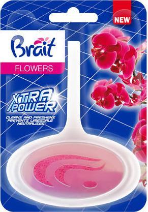 Brait Brait Xtra Power Kostka toaletowa do WC w koszyku - Flowers 40g