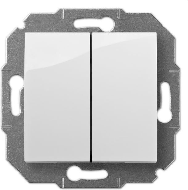 Elektro-Plast Łącznik podwójny Carla schodowy biały (1718-10)