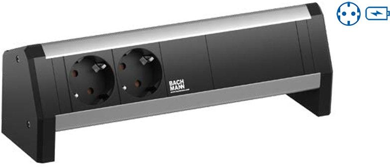 Bachmann Desk rozgałęziacz 2 x gniazdo sieciowe Wewnętrzna