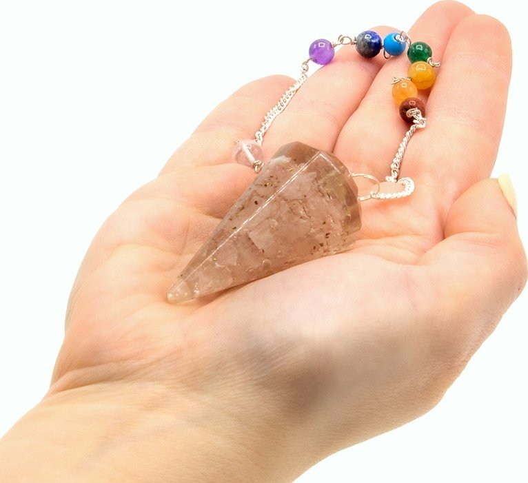 Art-Pol Wahadełko z Orgonitem - Różany Kwarc