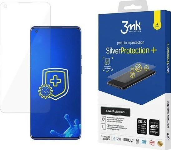 3MK 3MK Silver Protect+ OnePlus 9 Pro Folia Antymikrobowa montowana na mokro