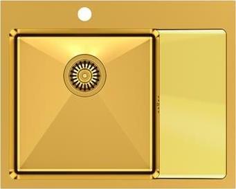 Zlewozmywak Quadron RUSSEL 116 SteelQ PVD złoty